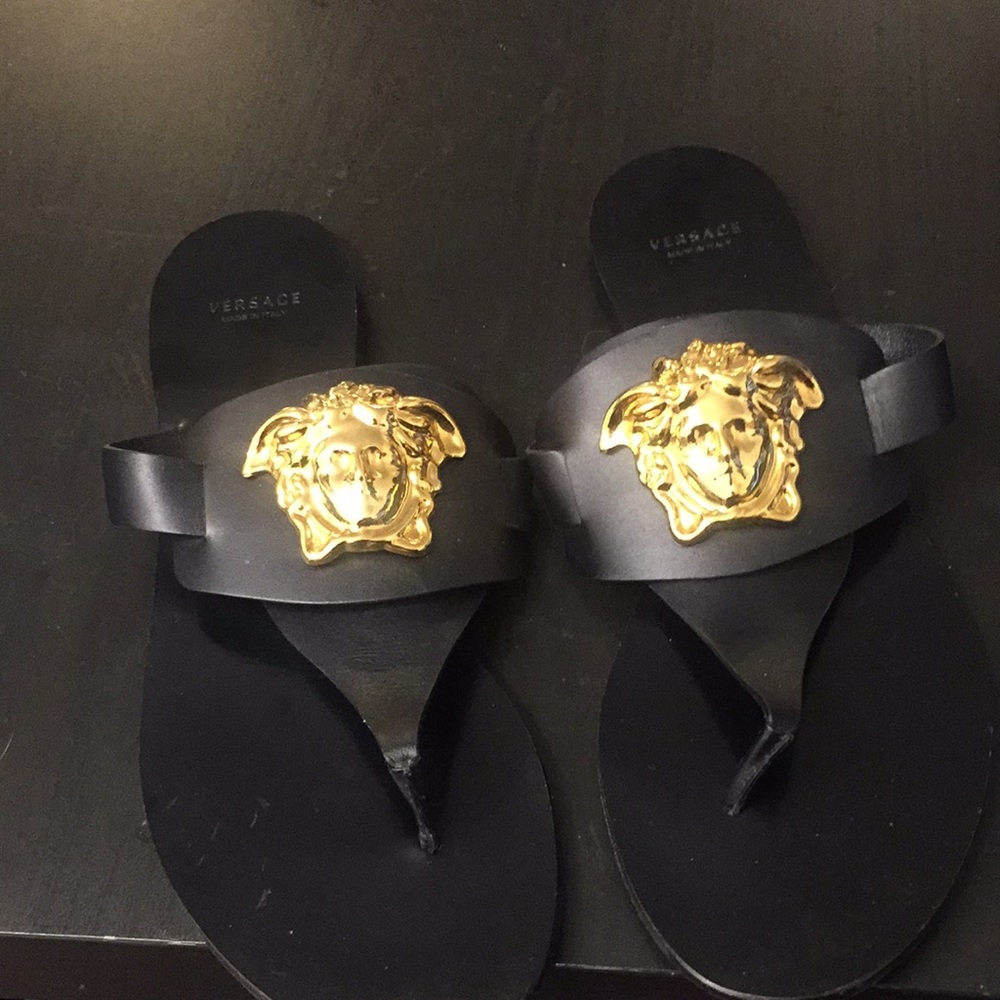 Versace leather sandals